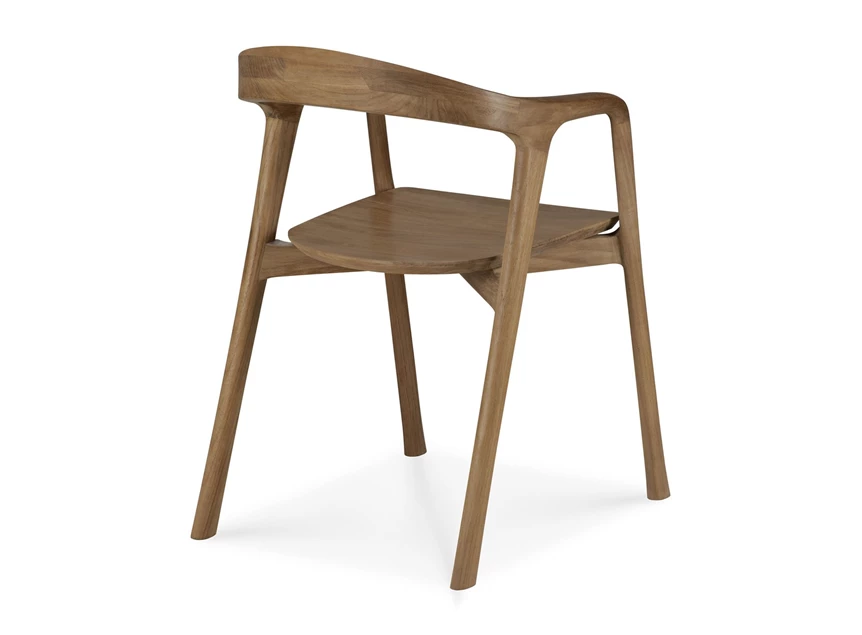 Achterkant Armstoel Teak Bok Dining Chair With Arms 10163 Ethnicraft