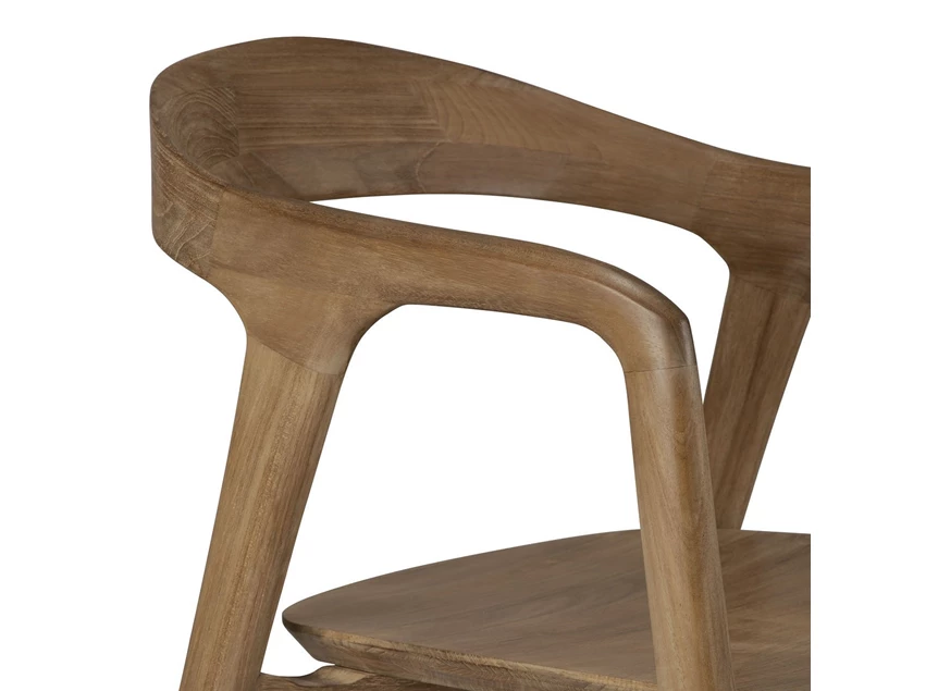 Armleuning Armstoel Teak Bok Dining Chair With Arms 10163 Ethnicraft