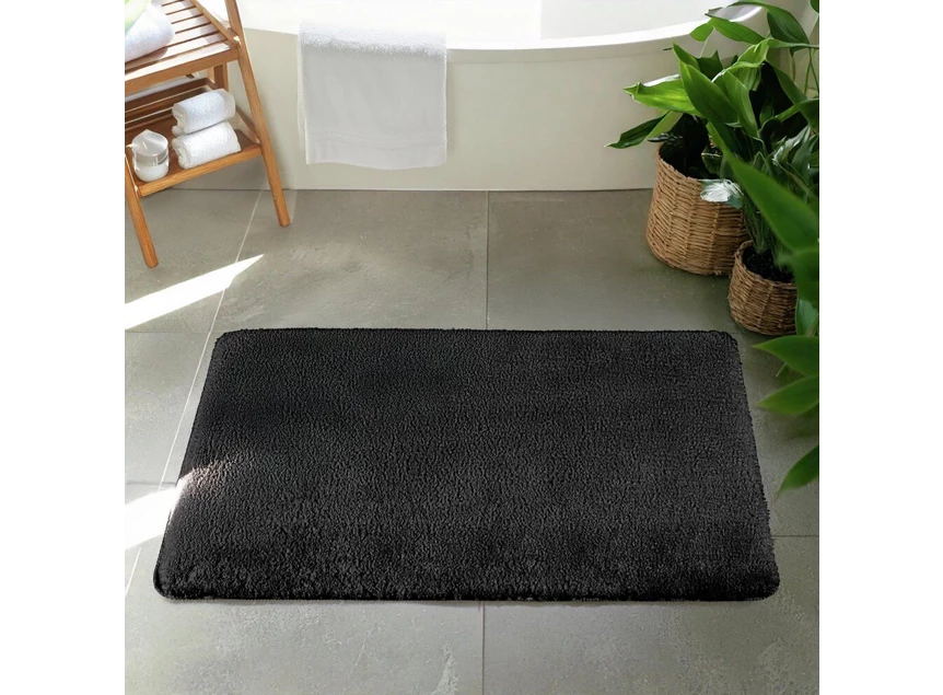 badmat badia antraciet 60x90cm sfeerfoto