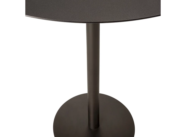 Onderstel Bartafel Blend Round Bar Table Metal Top Dark Bronze Base Dark Bronze 60123 Ethnicraft