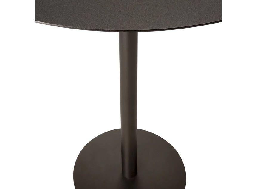 Onderstel Bartafel Blend Round Bar Table Metal Top Dark Bronze Base Dark Bronze 60123 Ethnicraft