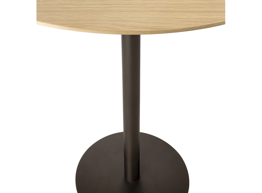 Onderstel Bartafel Blend Round Bar Table Top Oak Base Dark Bronze 51951 Ethnicraft
