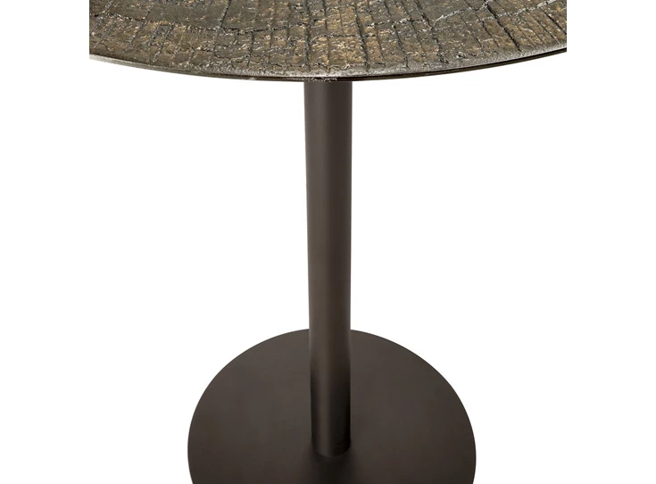 Onderstel Bartafel Blend Round Bar Table Top Minerals Ray Whisky Base Dark Bronze 25937 Ethnicraft
