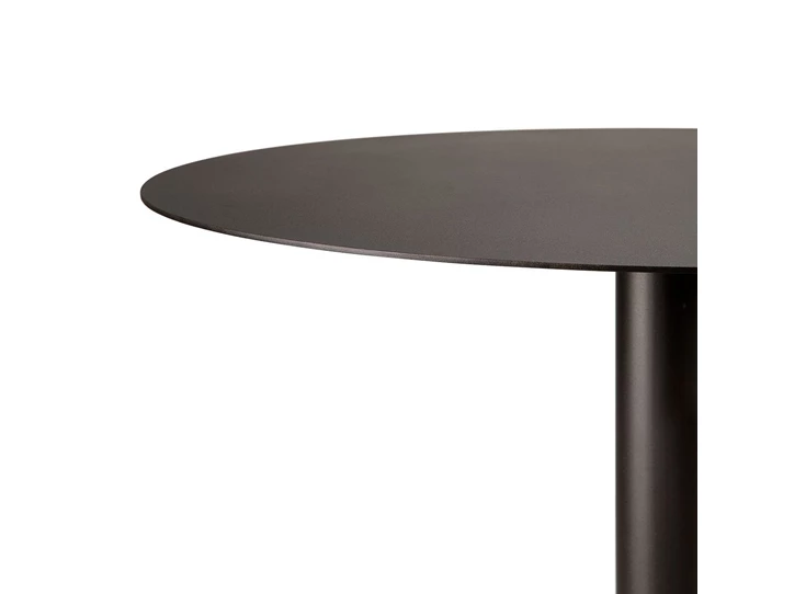 Blad metaal Low Dining Blend Lounge Table Metal Top Dark Bronze Base Dark Bronze 60124 Ethnicraft