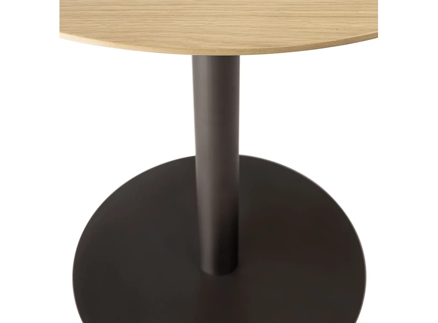 Onderstel Low Dining Blend Lounge Bar Table Top Oak Base Dark Bronze 51954 Ethnicraft