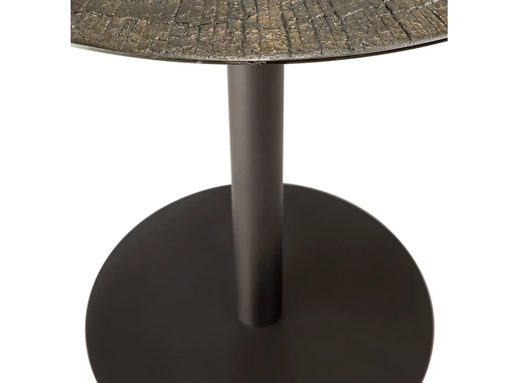 Onderstel Blend Round Lounge Table Top Minerals Ray Whisky Base Dark Bronze 25938 Ethnicraft