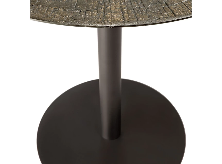 Onderstel Blend Round Lounge Table Top Minerals Ray Whisky Base Dark Bronze 25938 Ethnicraft