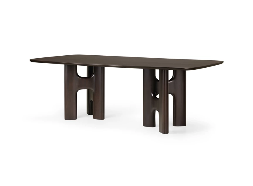 Eettafel Mahogany Flow Rose Brown Dining Table 35093 Ethnicraft