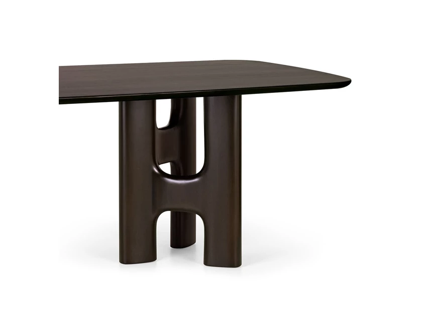 Zijkant Eettafel Mahogany Flow Rose Brown Dining Table 35093 Ethnicraft