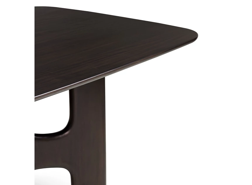 Bladrand Eettafel Mahogany Flow Rose Brown Dining Table 35093 Ethnicraft