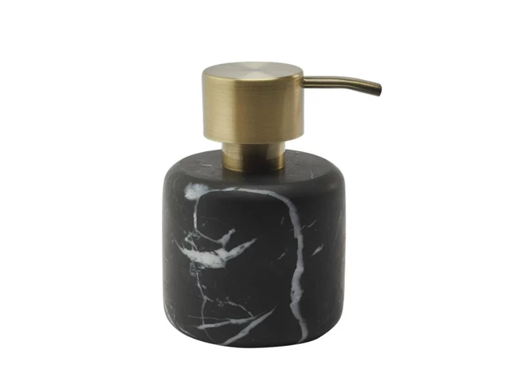 nero zeepdispenser medium zwart