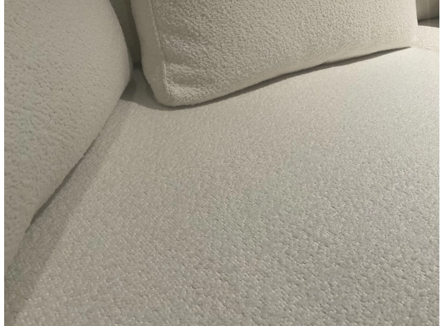 Detail Salon Ferry Giovani stof beige Easy Sofa