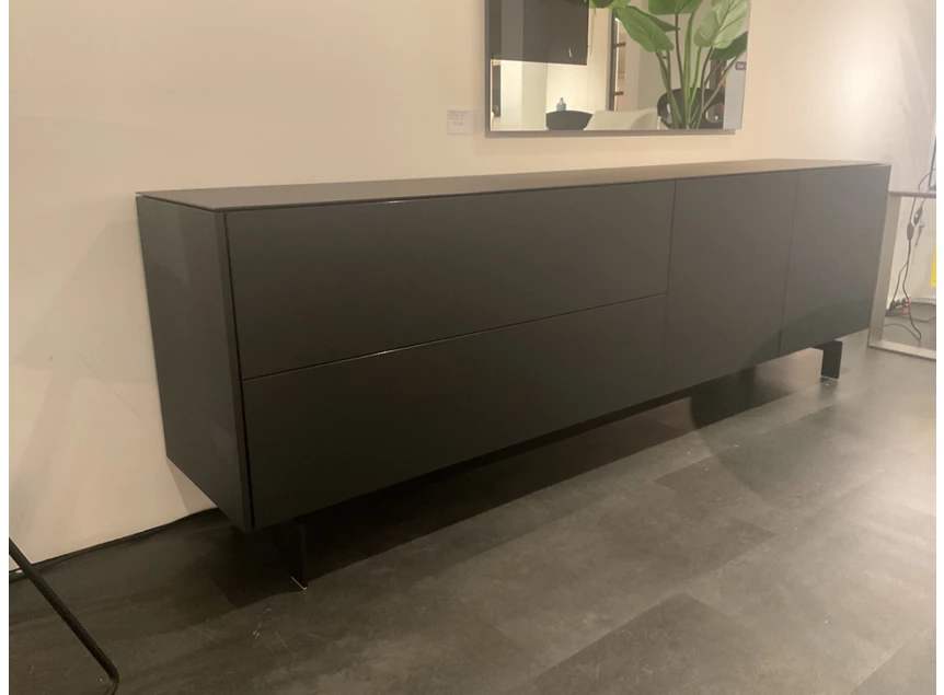 Zijkant Lage Dressoir Side smart lack zwart Spectral