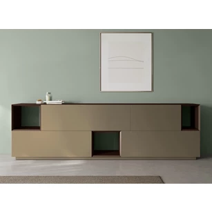 Sfeerfoto Dressoir Capri opstelling 3064 goud Coesel