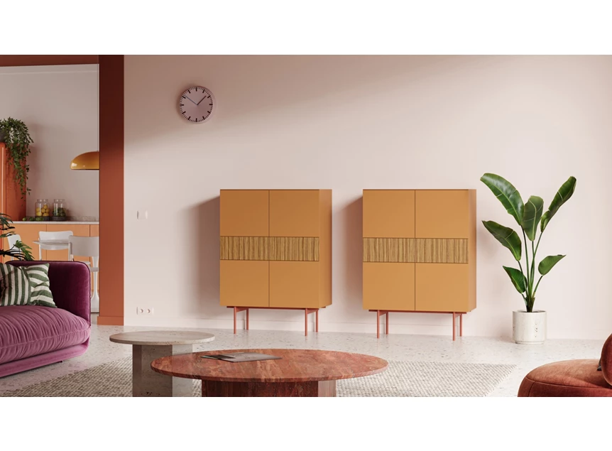 Barkast Capri Nova 275 matte lak sunset fineer eik Coesel