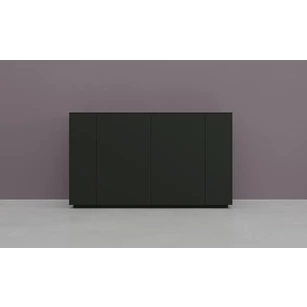 Hoge dressoir Prisma opstelling 840 matte lak carbon Coesel
