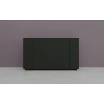 Hoge dressoir Prisma opstelling 840 matte lak carbon Coesel