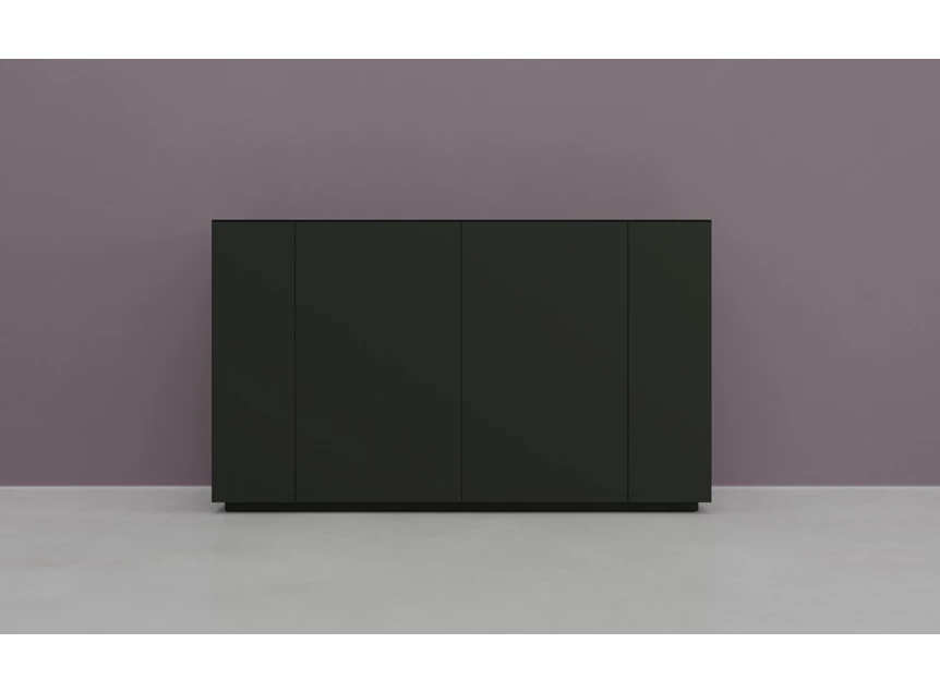 Hoge dressoir Prisma opstelling 840 matte lak carbon Coesel