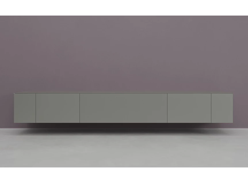 Tv-kast Prisma opstelling 790-audio hangend matte lak zilver Coesel