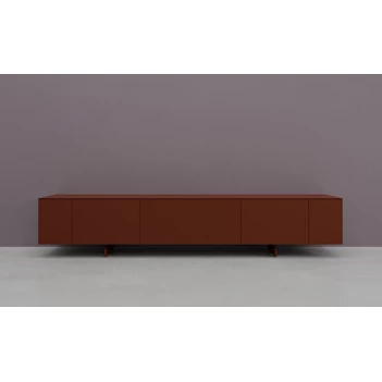 Tv-kast Prisma opstelling 760-audio hangend matte lak terra Coesel