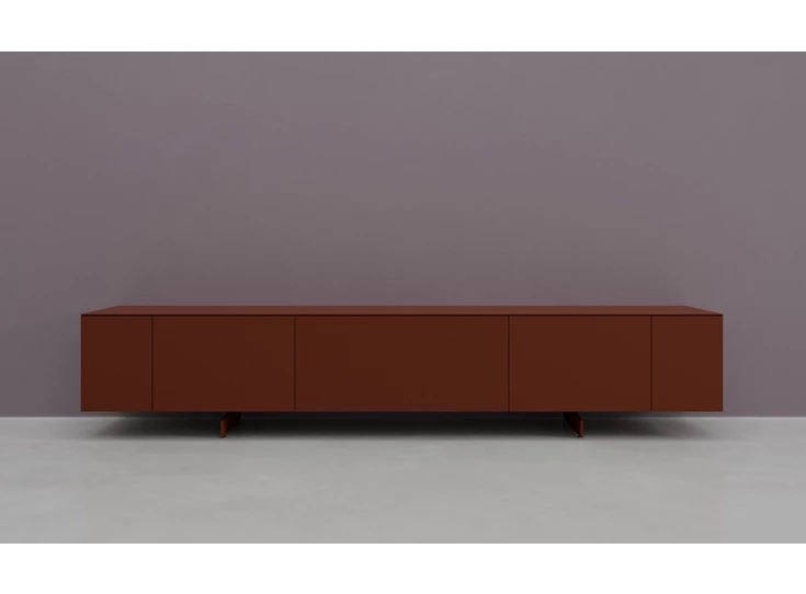 Tv-kast Prisma opstelling 760-audio hangend matte lak terra Coesel