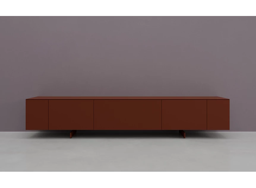 Tv-kast Prisma opstelling 760-audio hangend matte lak terra Coesel