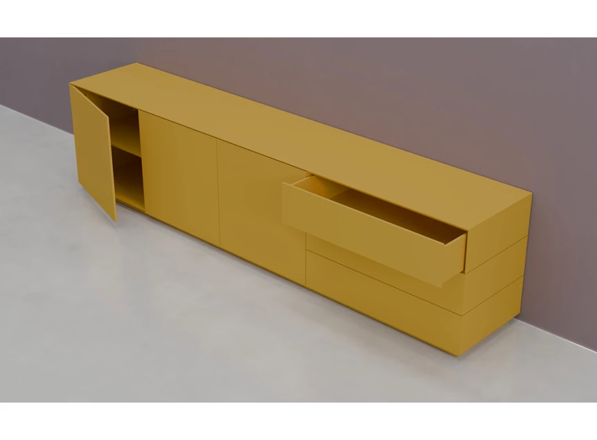 Bovenkant Dressoir Prisma opstelling 740 matte lak beach Coesel