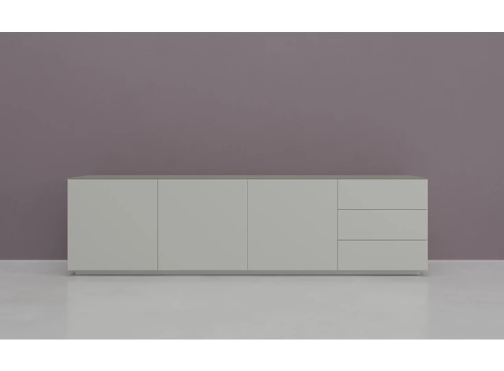 Dressoir Prisma opstelling 740 matte lak wit Coesel