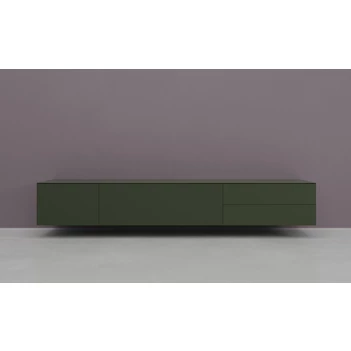 Tv-kast Prisma opstelling 650-audio hangend matte lak moss Coesel