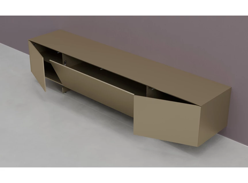 Open Tv-kast Prisma opstelling 570-audio matte lak goud Coesel