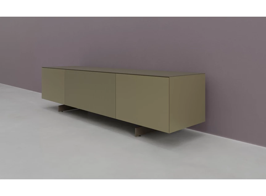 Zijkant Tv-kast Prisma opstelling 540-audio matte lak goud Coesel