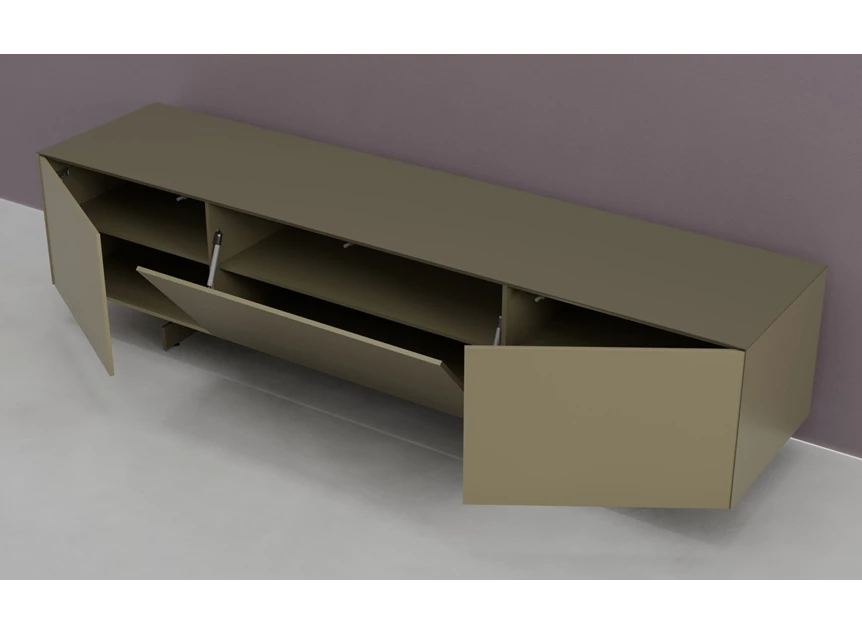Open Tv-kast Prisma opstelling 540-audio matte lak goud Coesel
