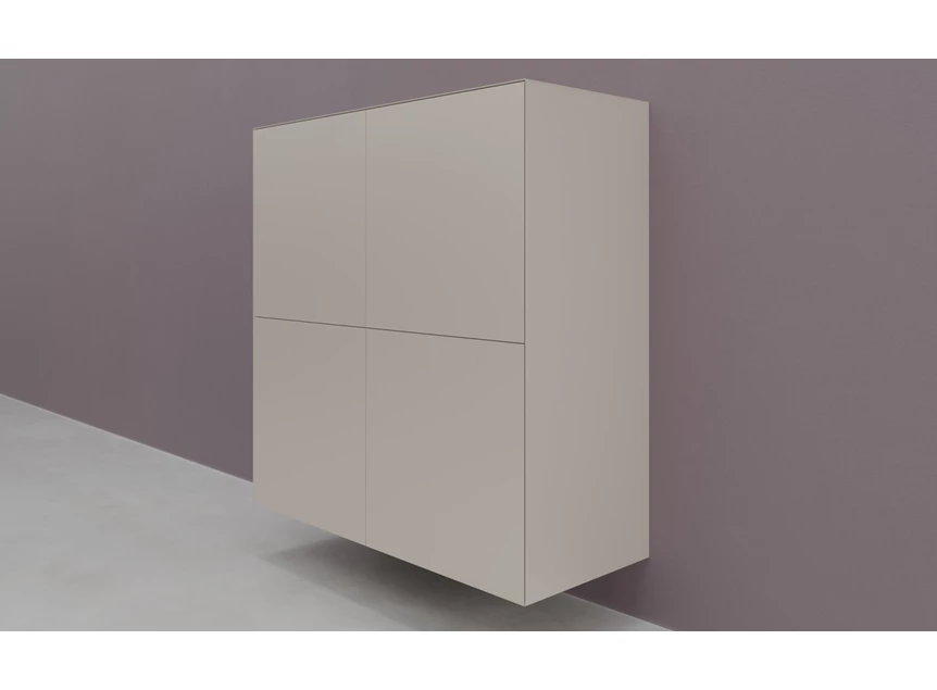 Zijkant Barkast Prisma opstelling 380 hangend matte lak spring Coesel
