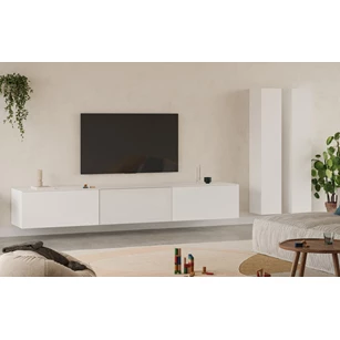 Tv-kast Cobra opstelling 740-Audio kolomkast Piccolo Grande matte lak parel Coesel