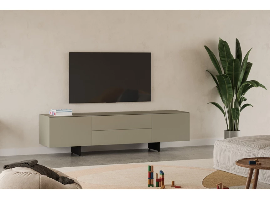 Tv-kast Cobra opstelling 505 matte lak platina Coesel
