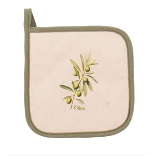 pannenlap VIVA olive set/2 20x20