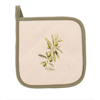 pannenlap VIVA olive set/2 20x20