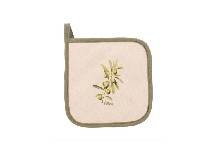 pannenlap VIVA olive set/2 20x20
