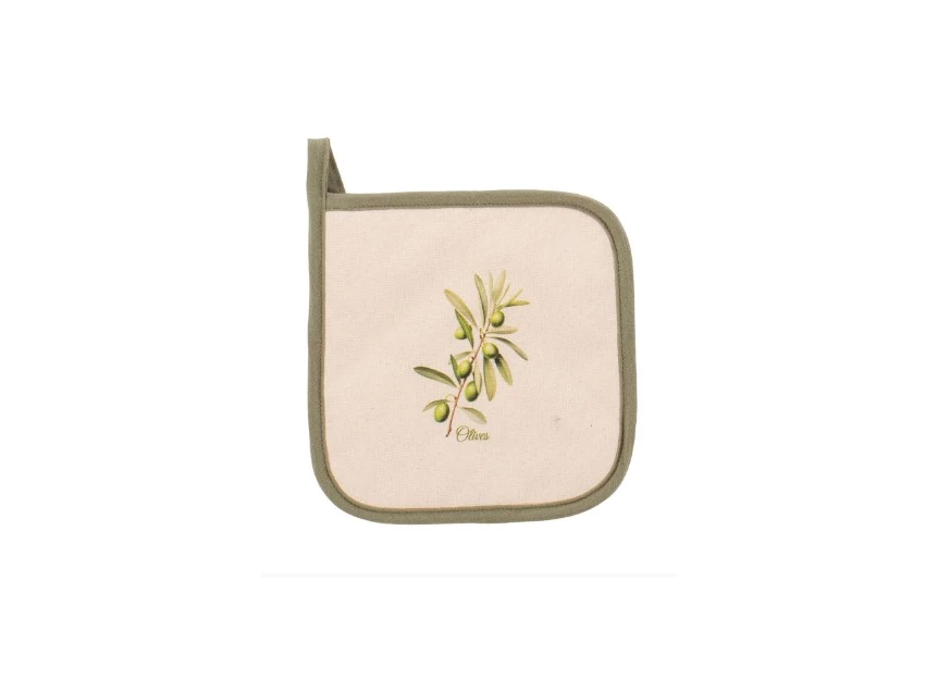 pannenlap VIVA olive set/2 20x20