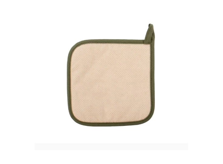 pannenlap VIVA olive set/2 20x20 achterkant