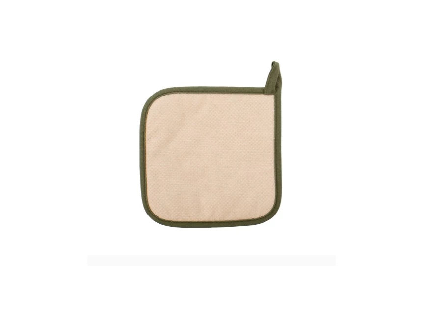 pannenlap VIVA olive set/2 20x20 achterkant