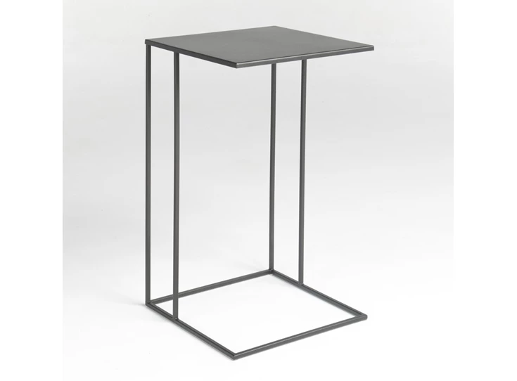 Zijde Bijzettafel Wireless Metal metaal antraciet Bert Plantagie