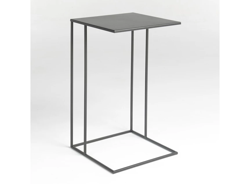 Zijde Bijzettafel Wireless Metal metaal antraciet Bert Plantagie