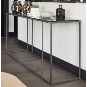 Console muurtafel Wireless grey smoked glass Bert Plantagie