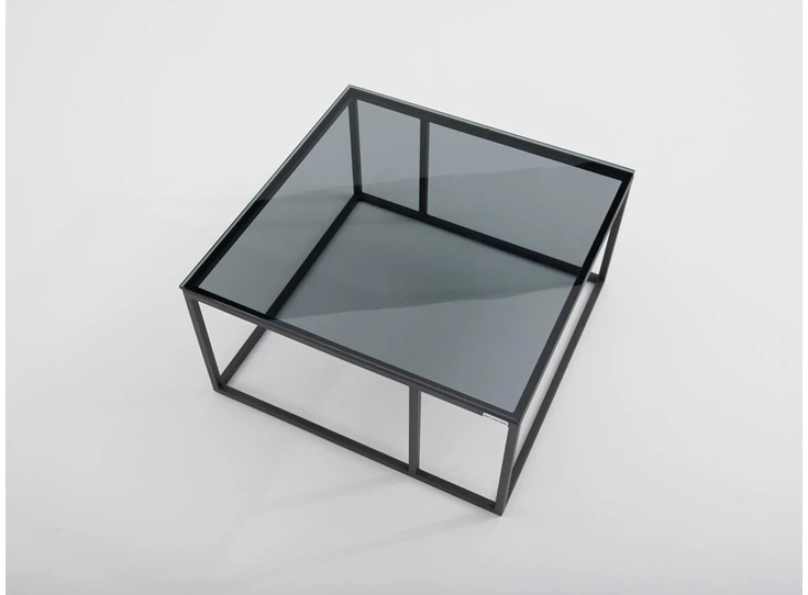 Bovenkast Salontafel Wireless grey smoked glass Bert Plantagie
