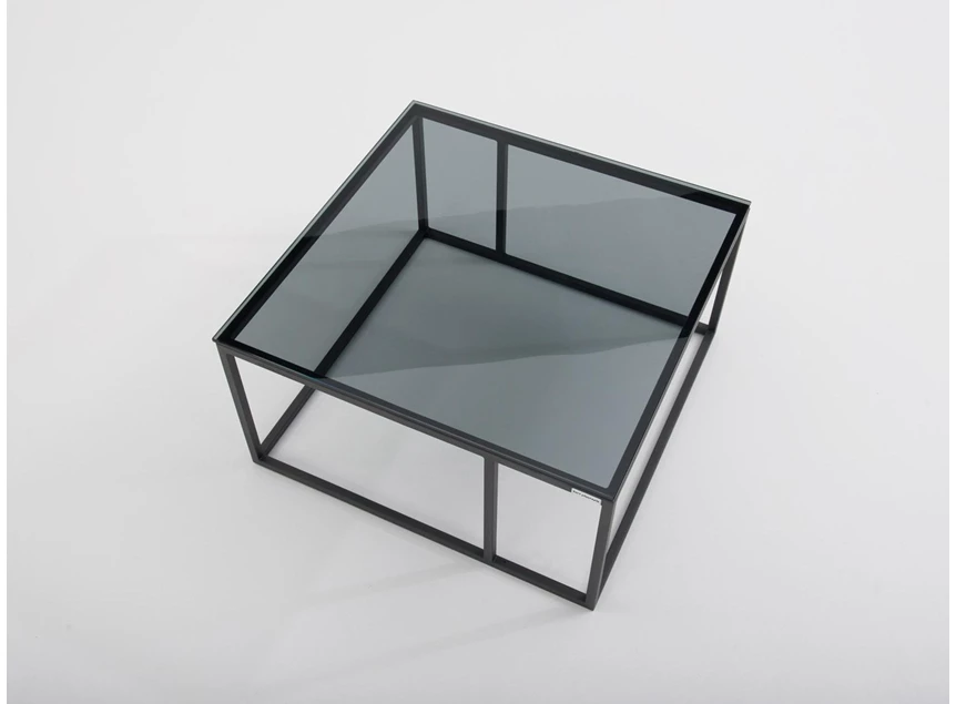 Bovenkast Salontafel Wireless grey smoked glass Bert Plantagie