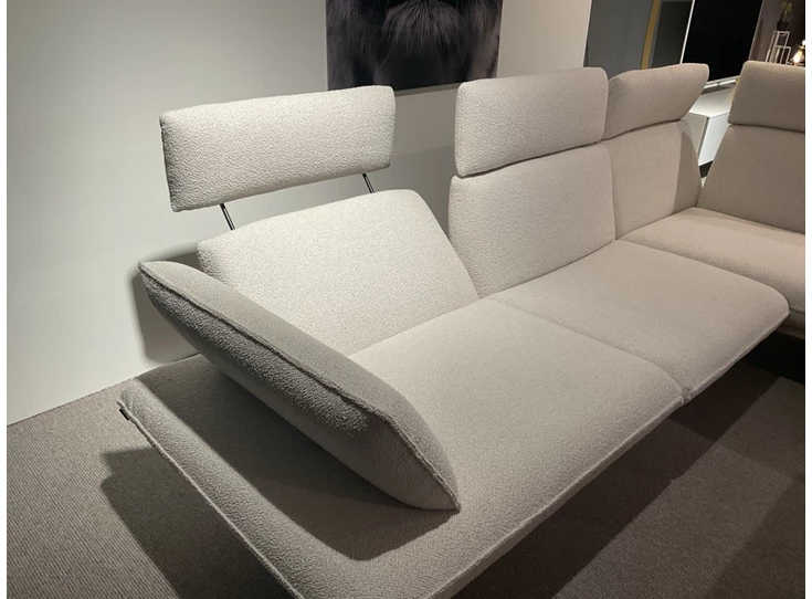 Rugleuning verstelbaar Salon MR 455 stof Cosmo Off White Musterring