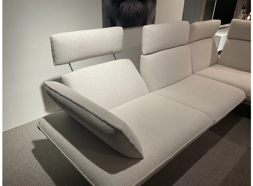 Rugleuning verstelbaar Salon MR 455 stof Cosmo Off White Musterring