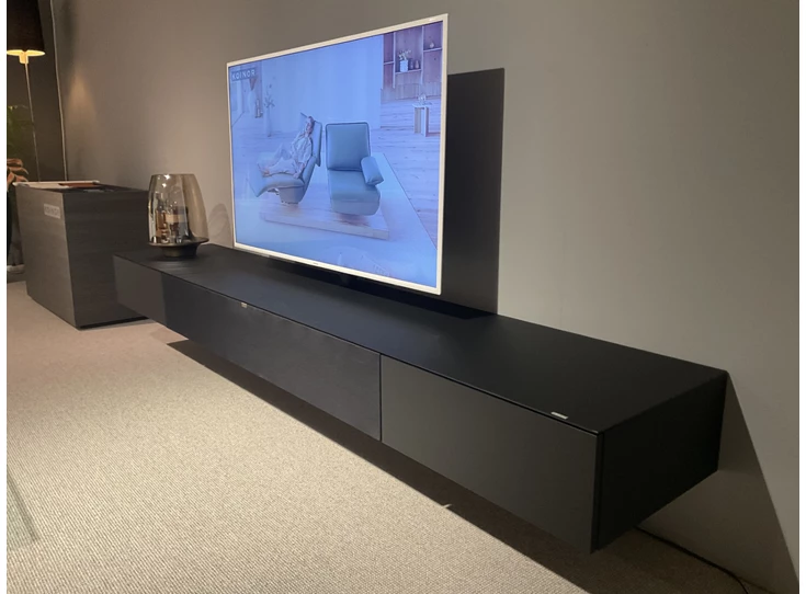 Zijkant Tv-kast Next hangend smart lack zwart Spectral