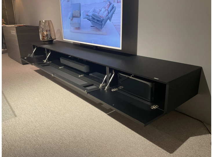 Open Tv-kast Next hangend smart lack zwart Spectral